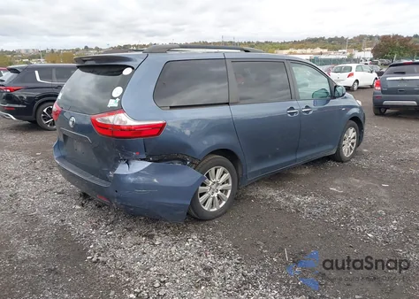 2017 Toyota Sienna Xle Premium 7 Passenger from USA, damaged, VIN 5TDDZ3DC4HS181724